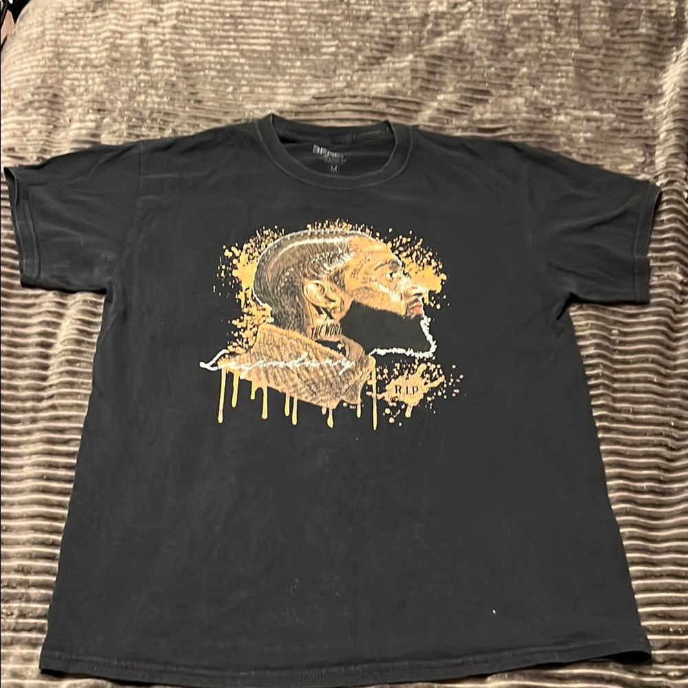 Black Graphic Nipsey Hussle Legendary t shirt